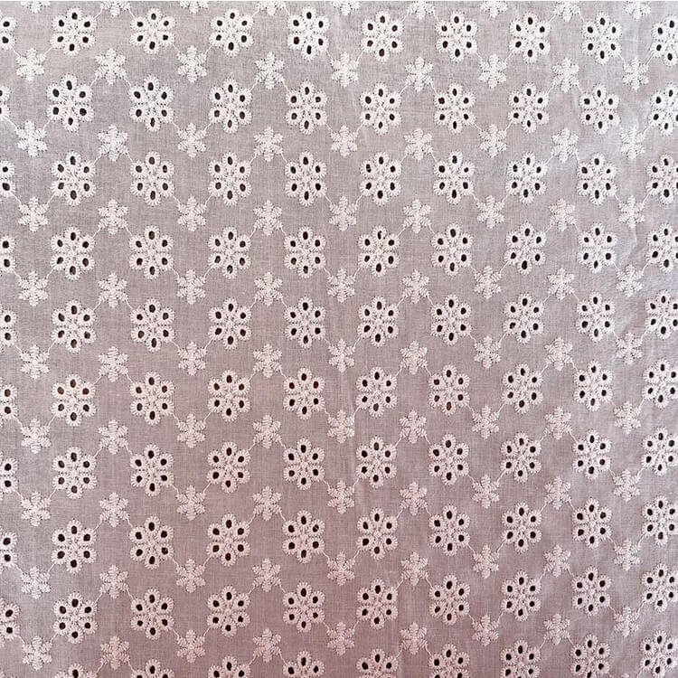 Embroidered Fabric All-Over 100% Cotton for Women's Wear Wholesale Sup 5
